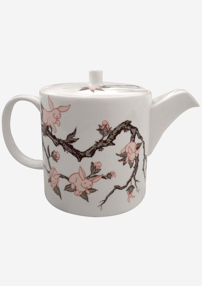 Bunny Blossom Large Teapot
